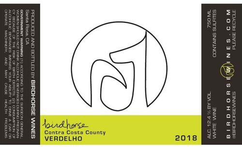 Birdhorse Verdelho Contra Costa County