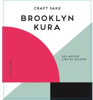 Brooklyn Kura Occidental Dry Hopped Junmai Ginjo Nama Chozo Sake Limited Release
