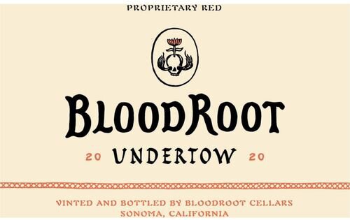 Bloodroot Undertow Proprietary Red Wine Blend Sonoma County