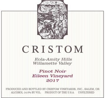 Cristom Vineyards Pinot Noir Eileen Vineyard Eola-Amity Hills