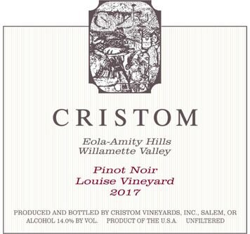 Cristom Vineyards Pinot Noir Louise Vineyard Eola-Amity Hills