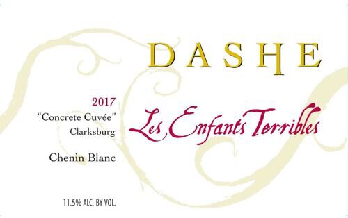 Dashe Cellars Chenin Blanc Les Enfants Terribles Concrete Cuvee Clarksburg