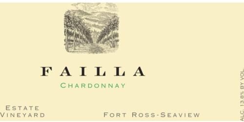 Failla Chardonnay Estate Vineyard Fort Ross-Seaview