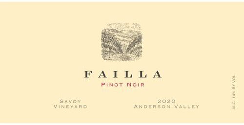Failla Pinot Noir Savoy Vineyard Anderson Valley