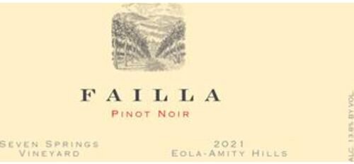 Failla Seven Springs Vineyard Pinot Noir