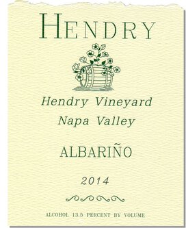 Hendry Albarino Hendry Ranch Napa Valley