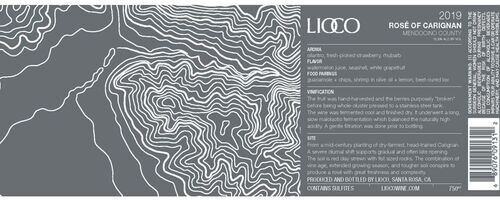 Lioco Wines Rose Of Carignan Mendocino County