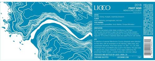 Lioco Wines Pinot Noir Mendocino County