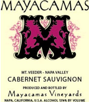 Mayacamas Vineyards Cabernet Sauvignon Mt. Veeder