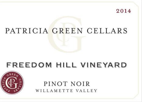 Patricia Green Freedom Hill Vineyard Pinot Noir
