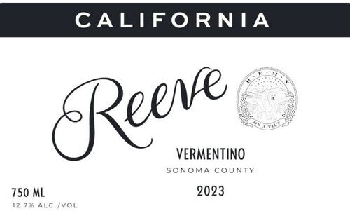 Reeve Vermentino Sonoma County