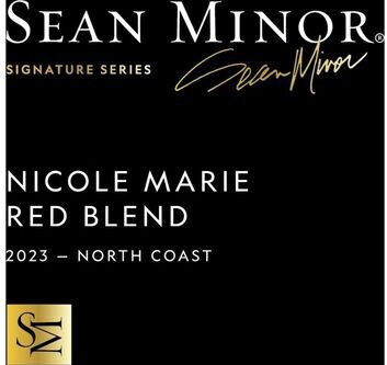 Sean Minor Signature Series Nicole Marie Red Blend, North Coast