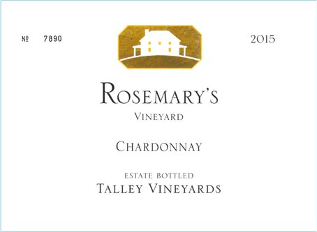 Talley Vineyards Chardonnay Rosemary's Vineyard Arroyo Grande Valley