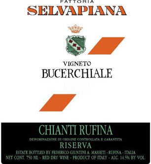Fattoria Selvapiana Bucerchiale Riserva Chianti Rufina DOCG