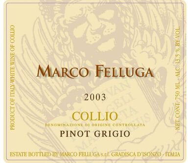 Marco Felluga Collio Pinot Grigio