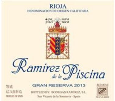 Ramirez de la Piscina Rioja Gran Reserva