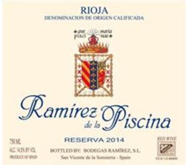 Ramirez de la Piscina Rioja Reserva