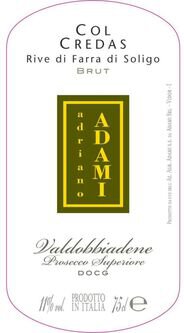 Adriano Adami Col Credas Rive di Farra di Soligo Brut