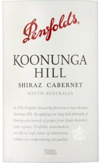 Penfolds Koonunga Hill Shiraz Cabernet Sauvignon South Australia
