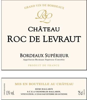 Chateau Roc de Levraut Bordeaux Superieur