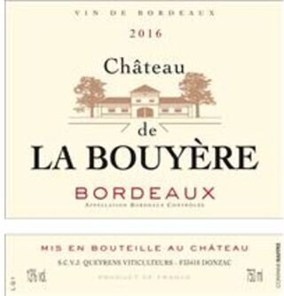 Chateau de la Bouyere Bordeaux Rouge