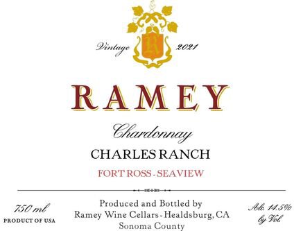 Ramey Chardonnay Fort Ross-Seaview