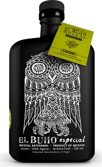 El Buho Especial Cuishe Joven Mezcal 100% Agave 96 Proof