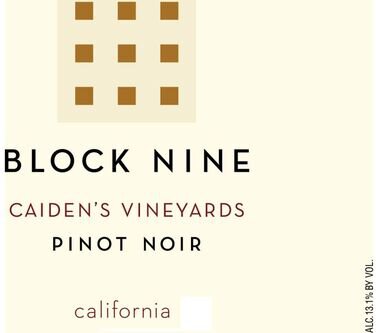 Block Nine Caiden's Vineyards Pinot Noir