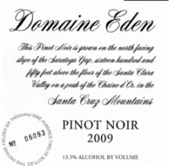 Domaine Eden Pinot Noir
