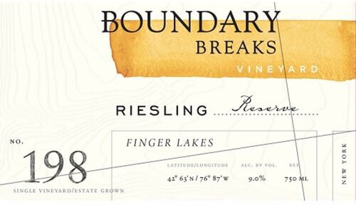 Boundary Breaks No. 198 Reserve Riesling
