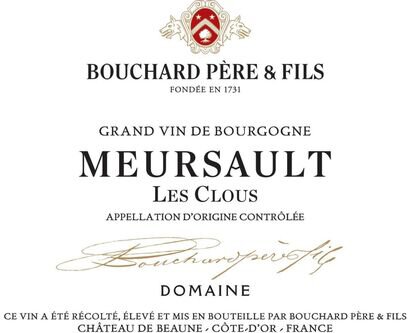 Bouchard Pere & Fils Meursault Les Clous
