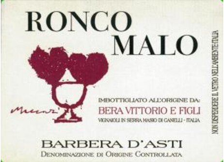 Bera e Figli Ronco Malo Barbera d'Asti