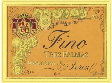 Gonzalez Byass Jerez-Xeres-Sherry Tres Palmas Fino