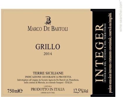 Marco De Bartoli Terre Siciliane Grillo Integer