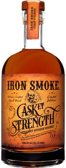Iron Smoke Casket Strength Small Batch Straight Bourbon Whiskey Limited Edition