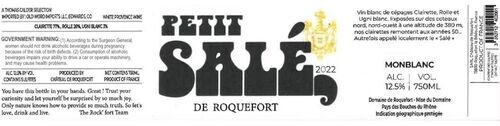 Chateau de Roquefort Vin de Pays des Bouches du Rhone Petit Sale Blanc