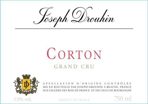 Joseph Drouhin Corton Grand Cru
