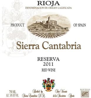 Sierra Cantabria Reserva Rioja DOCa