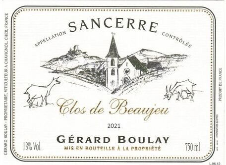 Gerard Boulay Sancerre Clos de Beaujeu