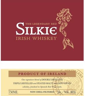 Silkie Whiskey The Legendary Red Non-Chill Filtered Irish Whiskey