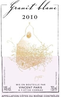 Domaine Vincent Paris Granit Blanc Cotes du Rhone