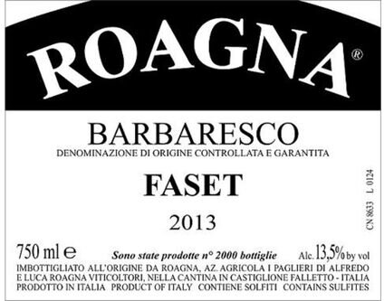 Roagna Faset Barbaresco