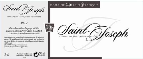 Domaine Francois Merlin Saint Joseph