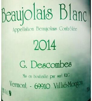 Georges Descombes Beaujolais Blanc