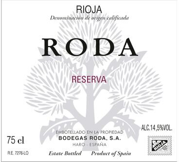 Bodegas Roda Reserva Rioja DOCa