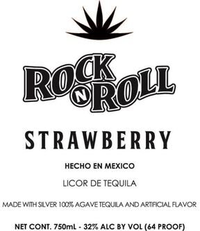 Rock N Roll Strawberry Licor De Tequila
