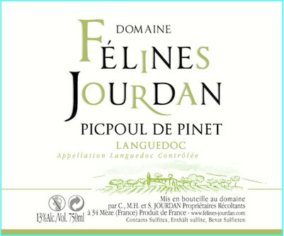 Domaine Felines Jourdan Picpoul de Pinet