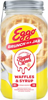Sugarlands x Eggo Brunch In A Jar Sippin' Cream Liqueur