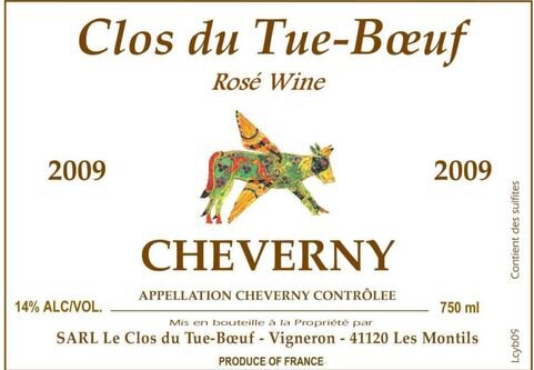 Clos du Tue Boeuf Cheverny Rose