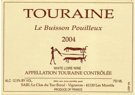 Clos du Tue Boeuf Touraine Le Buisson Pouilleux
